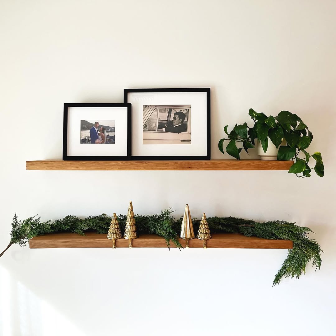 White Oak Floating Shelves - Formhaus