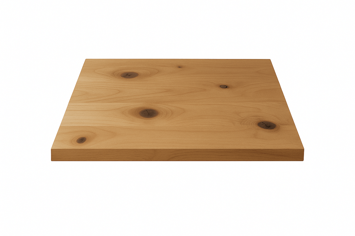 Knotty Alder Face Grain Tabletop - Formhaus