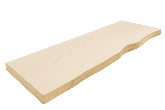 Live Edge White Oak Floating Shelves - Formhaus