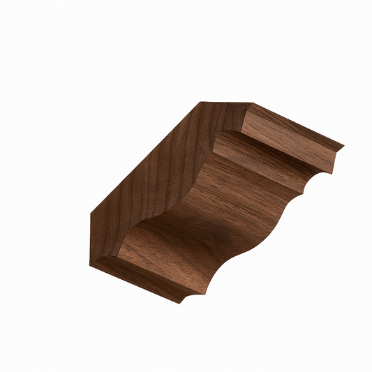 Solid Walnut Crown Molding (Style 962) - Formhaus