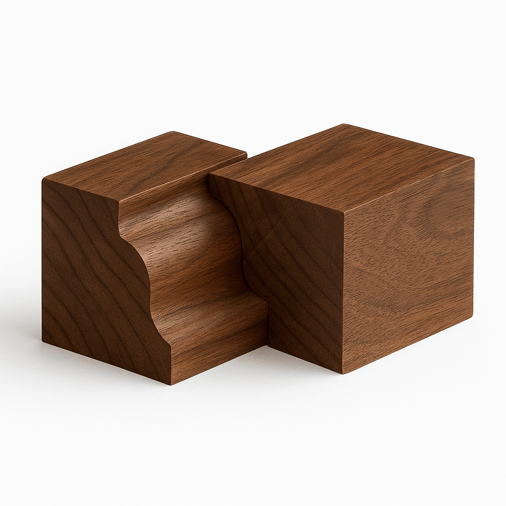 Walnut Ogee Base Molding (Style 906) - Formhaus